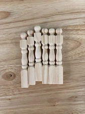 1:12 Scale Dollhouse Miniature Newel Posts 6 Piece Houseworks 7012 Stairs