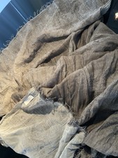 Van Laack, douple face Schal, Braun/grau