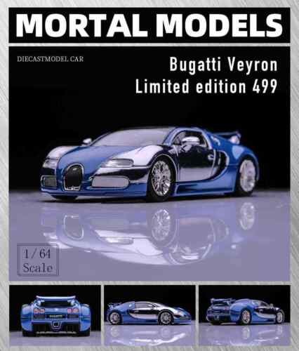 1:64 Mortal Bugatti Veyron Super Sport Hobby Diecast Toys Car Models Collection - Picture 2 of 16