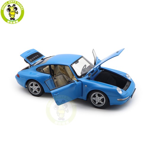 1/18 AUTOart 78133 Porsche 911 993 Carrera Blue Metallic Diecast Model Car - Picture 14 of 20