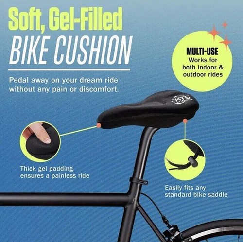 KT-Sports Gel Fahrradsitzbezug Fahrradsattel bequemster Sitz - Bild 2 von 6