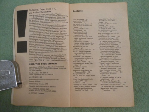 Do It! by Jerry Rubin, 1st edition 1970 paperback - Bild 6 von 6