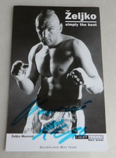 Odręczny autograf Zeljki Mavrovic 1995 (74929)