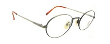 New Authentic Alain Delon 3162 COL.NO.3-S 80s Vintage Gunmetal Metal Eyeglasses