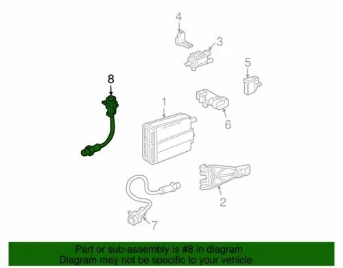 Sensor de oxígeno O2 trasero genuino GM 2006-2007 Buick Chevrolet GMC Rainier 19209816 Foto 2 de 2