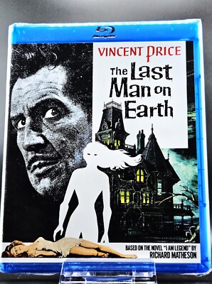 The Last Man on Earth [Blu Ray 1964] Vincent Price I Am Legend Kino Lorber NEW!