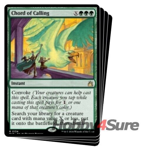 Chord Of Calling X4 M/NM Magic: The Gathering MTG Ravnica Remastered - Picture 1 of 1