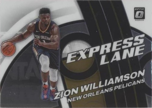 2021-22 Donruss Optic #12 Zion Williamson Express Lane Purple(V