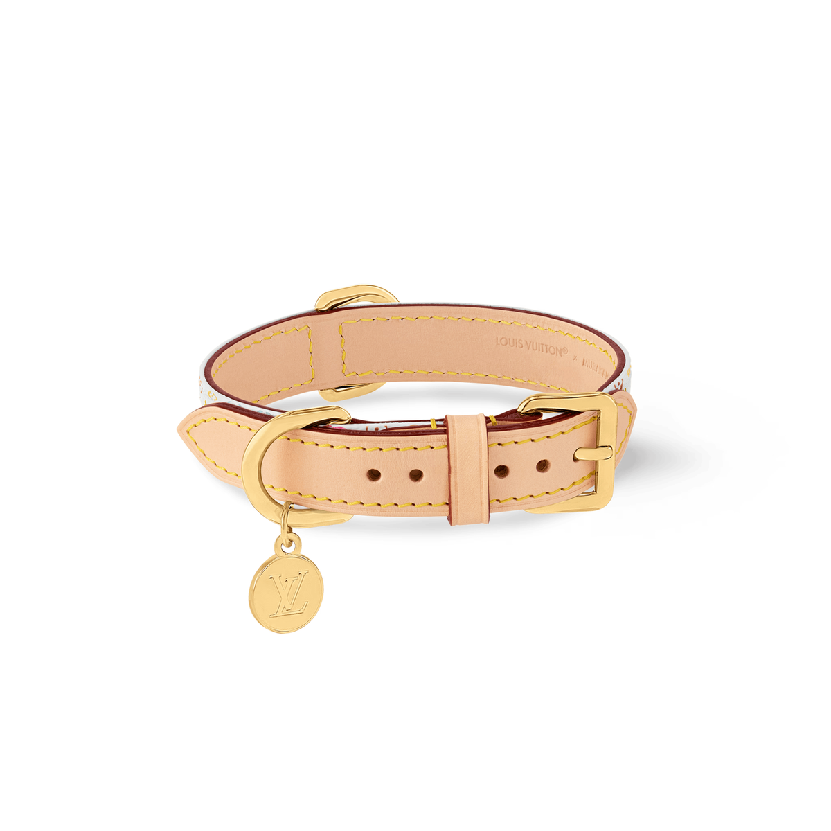 Louis Vuitton x Takashi Murakami Monogram Multicolor Dog Collar PM