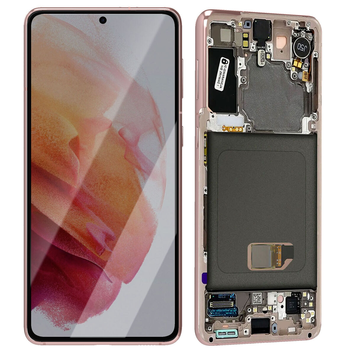 Complete Block Samsung Galaxy S21 LCD Screen Touchscreen Original Samsung pink Complete Block Samsung Galaxy S21 LCD Screen Touchscreen Original Samsung pink