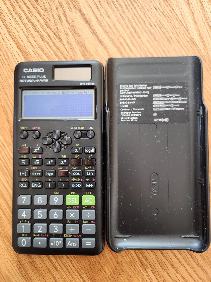 casio fx 300es plus 2nd edition how to use