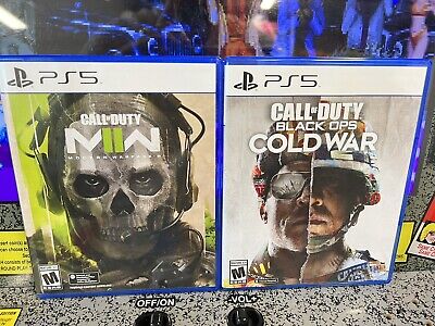 PS5 Call of Duty Modern Warfare II & COD Black Ops Cold War NEAR MINT Free  Ship