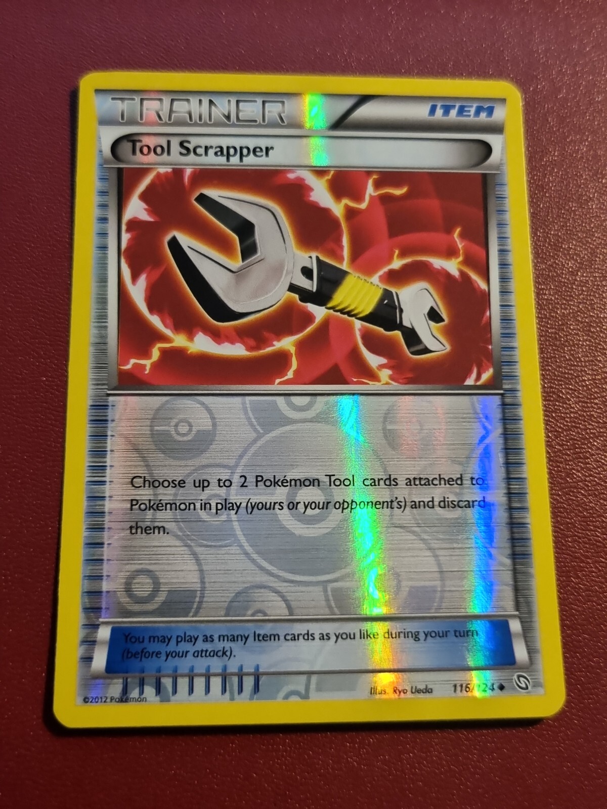 Pokemon BlackWhite Dragons Exalted Tool Scrapper 116/124 Reverse Holo Card TCG