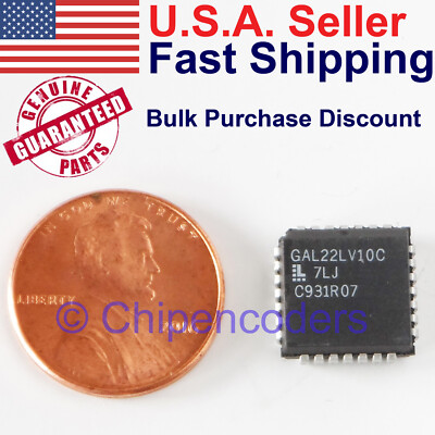 1/5/10Pcs Lattice GAL22LV10C-7LJ GAL Low Voltage E²CMOS PLD PLCC-28 SMD