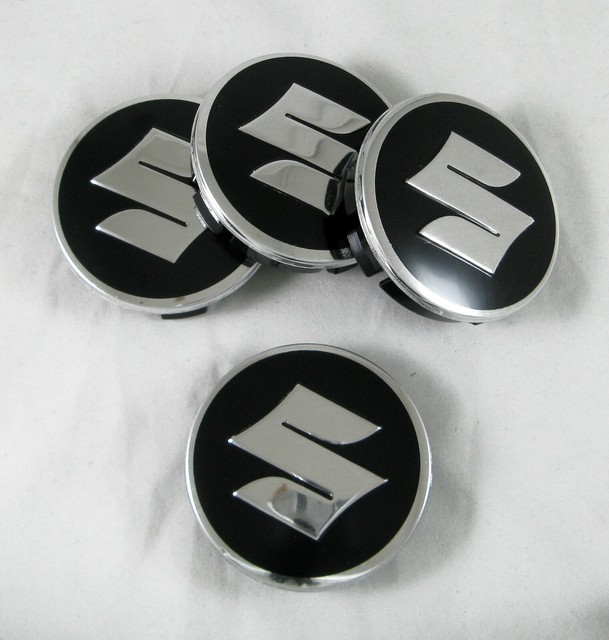 Center Hub Caps 59/56mm. For SUZUKI Alloy Wheel Rims 4 Pcs Set Aluminum