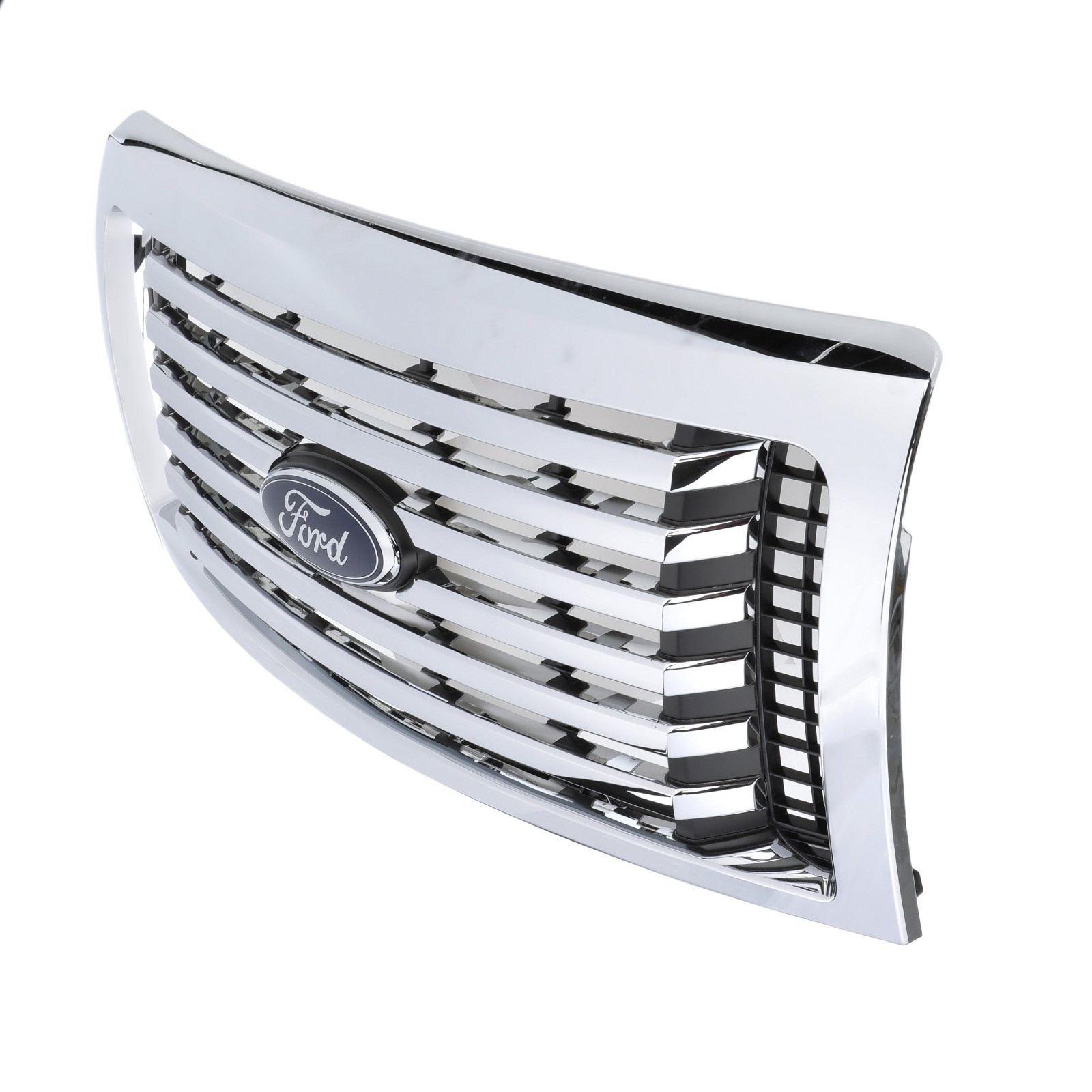 Parrilla delantera cromada para Ford F-150 XLT 2009-2014 (N/P OEM NEW)