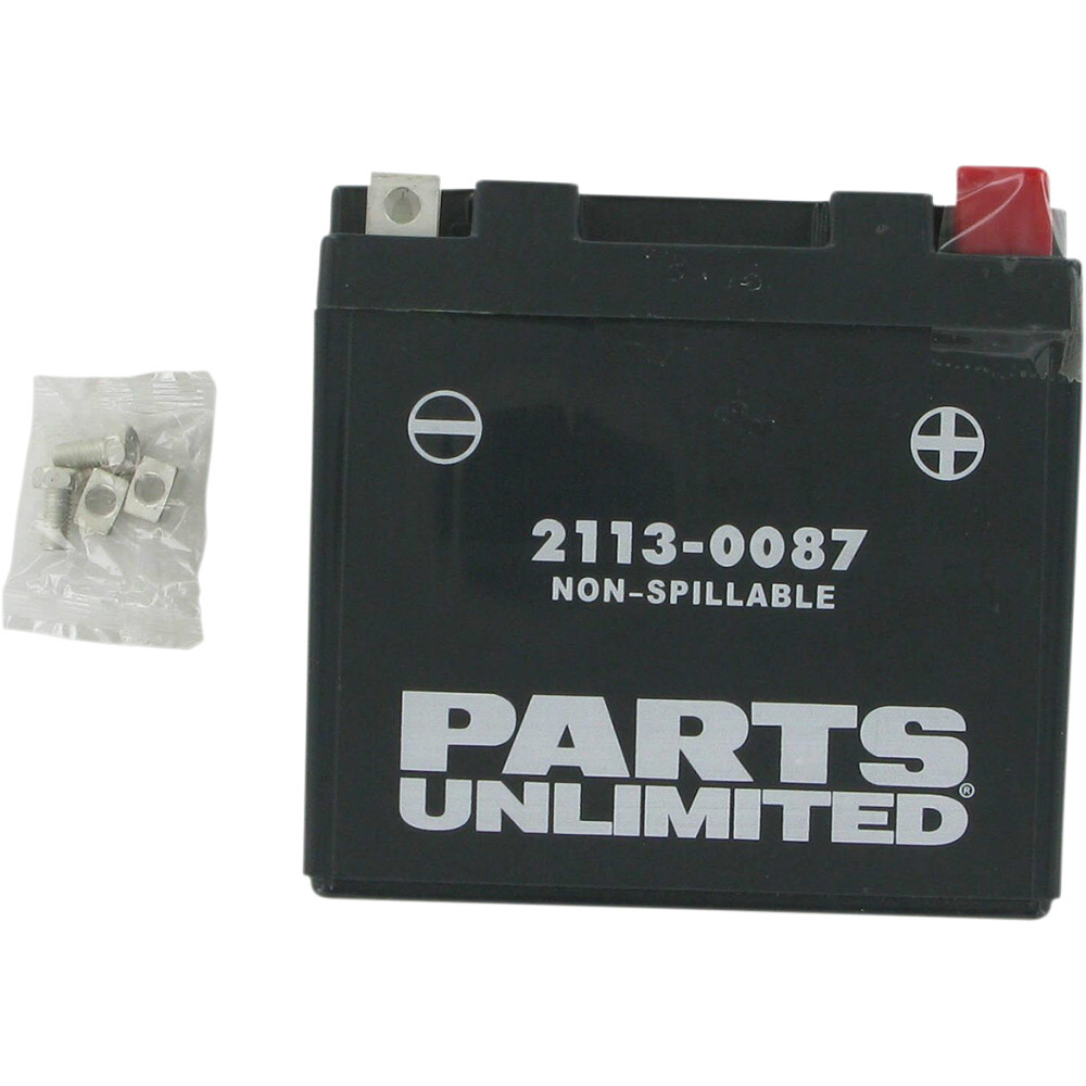 Parts Unlimited Factory-Activated AGM Maintenance-Free Battery