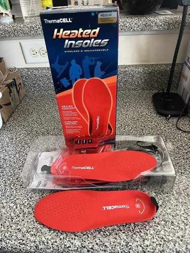 Medium Size ThermaCell Rechargeable Heated Insoles with Wireless Remote! - Picture 2 of 4