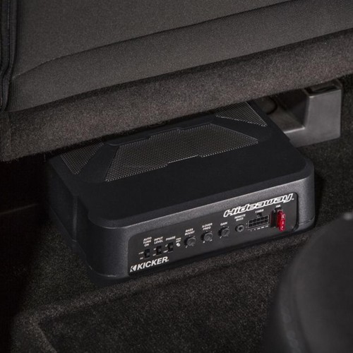Kicker Hideaway HS8 Sub 8" Compact Powered Active Underseat Subwoofer 150w RMS - Picture 4 of 6