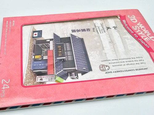 (3) Cubic Fun Welcome To Japan 3D World Style Restaurant/Shop/Pub Puzzle Lot - Picture 3 of 7