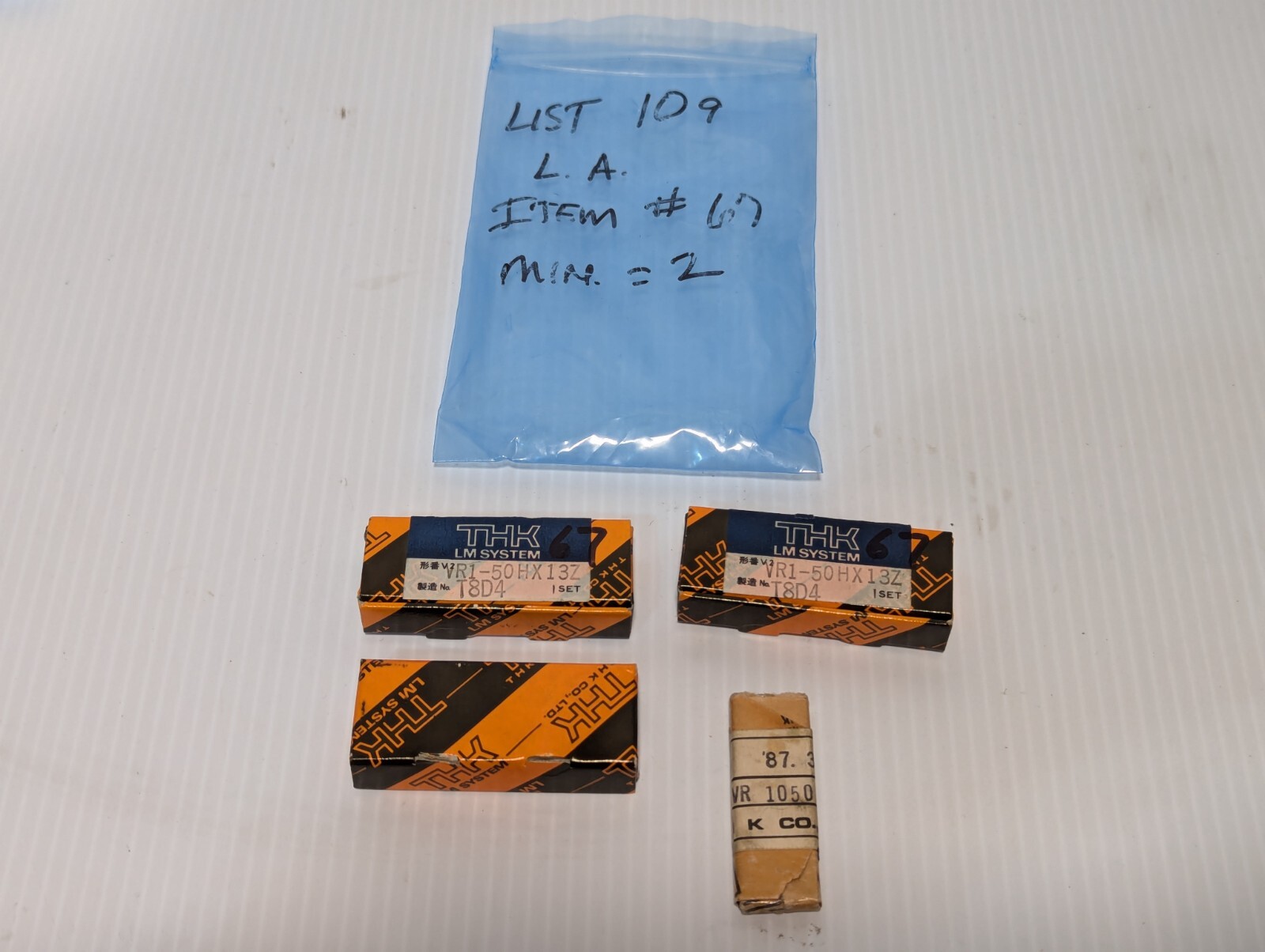 THK LM System VR1-50HX13Z Cross Roller Guide Unit 1050T 