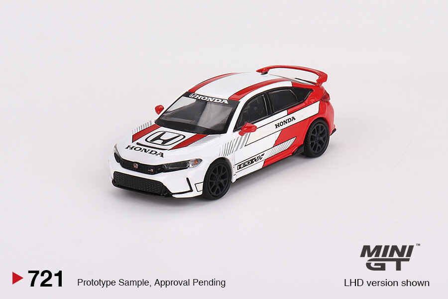 In Stock) Mini GT #721 1/64 Honda Civic Type R #2 2023 Pace