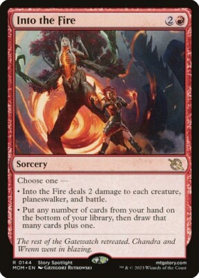 Into the Fire March of the Machine MTG Magic