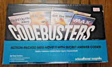 CODEBUSTERS Mini Novels w/ Secret Answer Codes 10 Books Decoders Cards