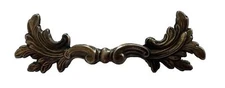 Brass French Provin Mid Century Modern Antique Hardware Drawer Pull 3”centers