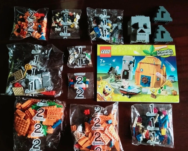 LEGO 3827 Bob l'éponge, les aventures en bikini - SPONGEBOB -NEW COLLECTOR Rare - Photo 4/4