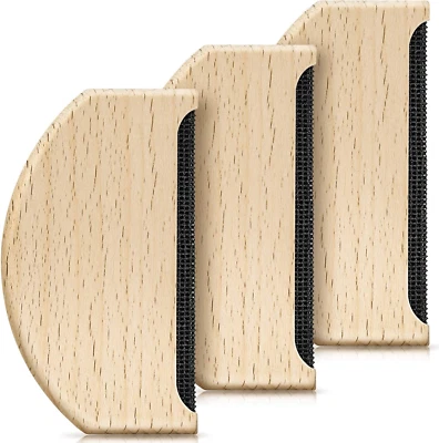 BOAO Kaschmir Kamm Pullover Rasierer Wollkamm Holz Pilling Flaum Stoff Fusselentferne