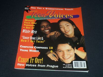 VOL 7 #3 TEEN VOICES MAGAZINE - WHITE MEN FRONT COVER - E 5191