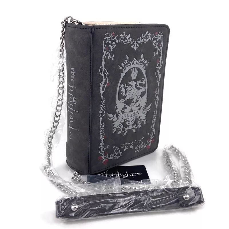 Twilight Saga Crossbody Bag Purse Edward Cullen Family Crest Book