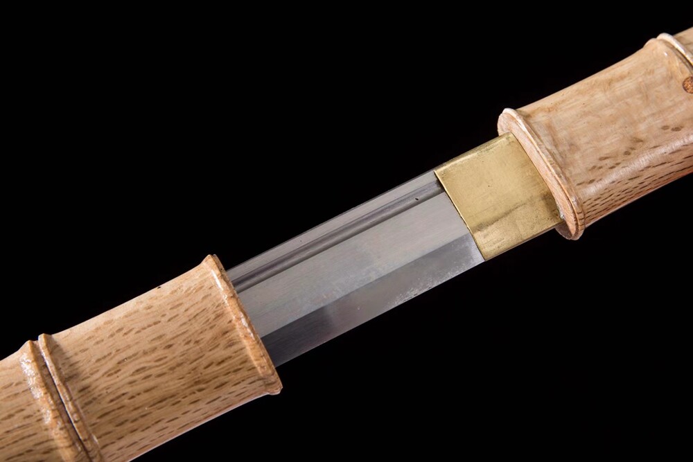 Japanese Shirasaya Samurai Katana Bamboo Wood Saya Sword Sharp