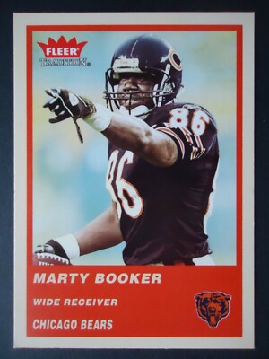 NFL 237 Marty Booker Chicago Bears Fleer Tradition 2006