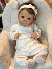 Realistic Baby Doll Reborn 18in Lifelike Baby Doll Newborn Soft Silicone Vinyl