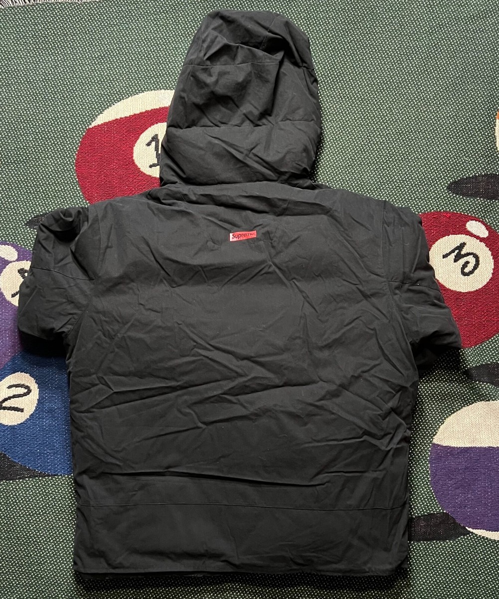 Supreme Hooded Down Pullover SS22 Black Size Large Brand New Supreme Hooded Down Pullover SS22 Black Size Large Brand New