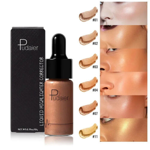 Liquid Highlighter Corrector Glitter Brighten Shimmer Face Bronzer Contour Glow