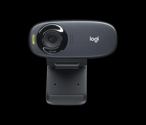 Logitech C310 USB HD Webcam, Black