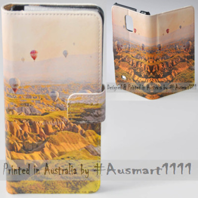 For Nokia Series - Hot Air Balloon Print Theme Wallet Mobile Phone Case Cover