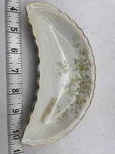 Floral Bone / Trinket Dish Mercer Semi-Vitreos S1D1I