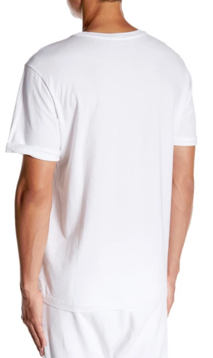 Camiseta Pierre Balmain manga curta pin branca P/EUR 48 nova com etiquetas $357,50 - Imagem 2 de 4