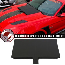 Fits 15-17 Mustang M Type Air Hood Vent Scoop Unpainted Black Polypropylene Pp