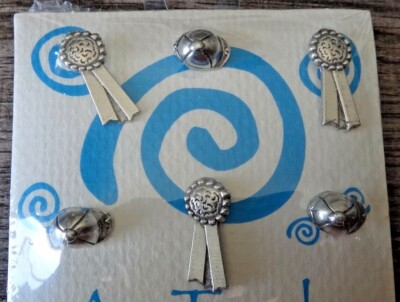 Horse Riding Hat 1st Place Ribbon  in  Set of 6 Bulletin Board Pins Thumb Tacks