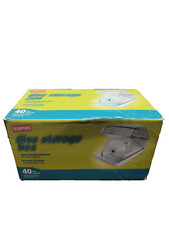 DVD  s Storage Box Container Rolodex Organizer NEW Staples 40 Disc CD  s and