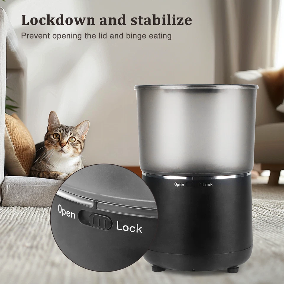 Automatic Cat Feeder Timed Cat Feeder with APP Control Dog Food Dispenser - Image 3 of 4
