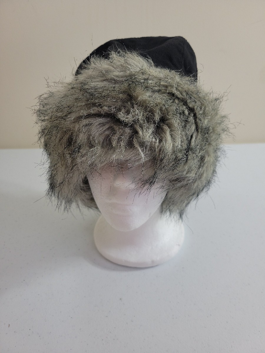 Nine West Tan Faux Fur Snow Winter Cossack Pillbox Hat  display picture 2