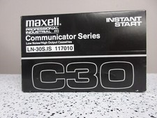 New - Maxell Professional Industrial Communicator Series C30 Cassettes - 10 Pack