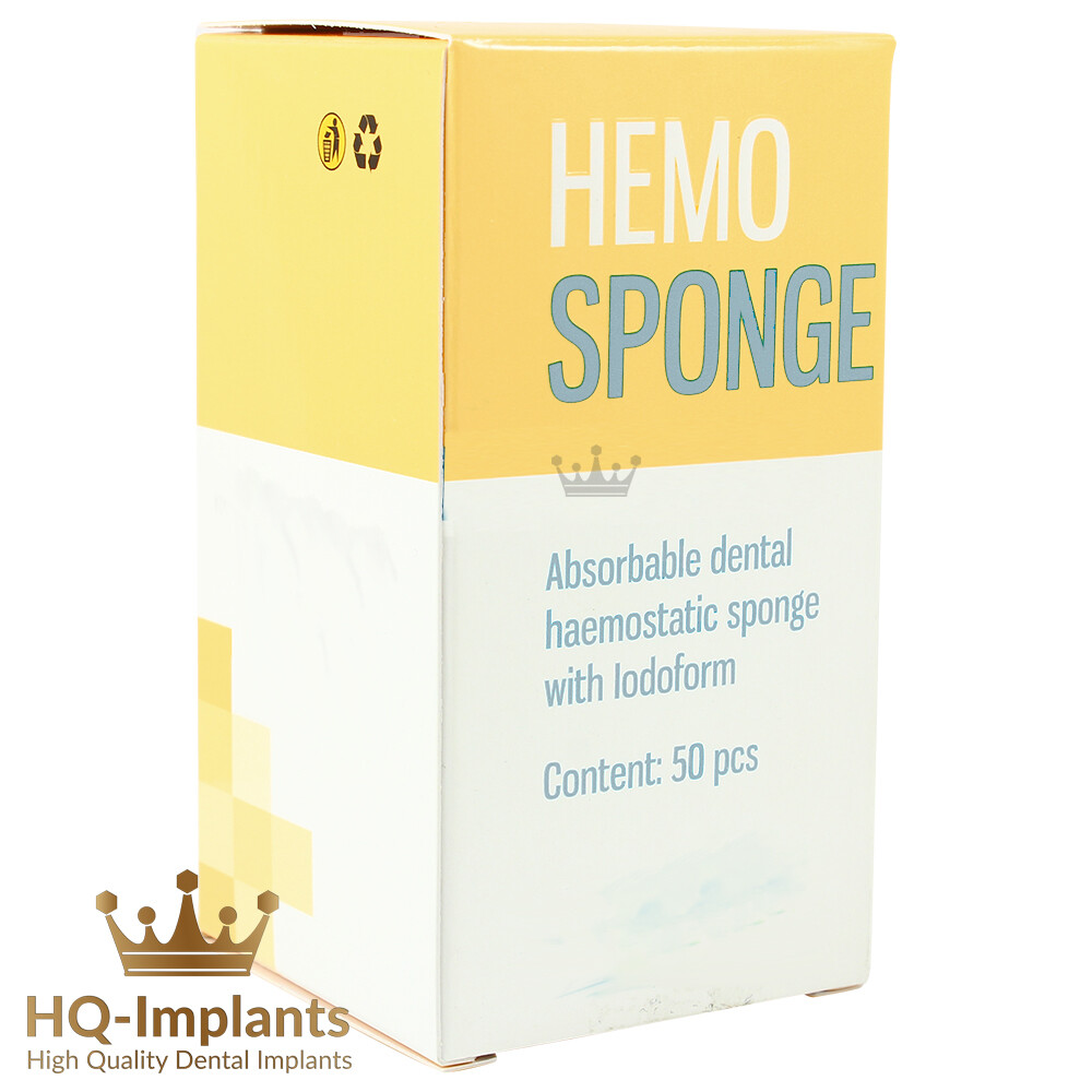 Haemostatic Sponge With Iodoform Dental Gelfoam Collagen Sterile