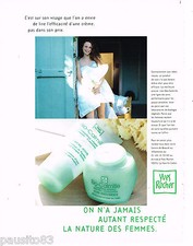 PUBLICITE ADVERTISING 065  1997  YVES ROCHER cosmétiques  BIO-CALMILLE